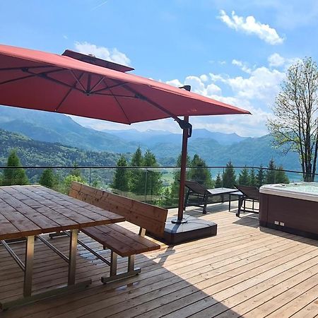 Ruhige Bergvilla In Alleinlage Am Mondsee Mit Seeblick Bergblick Und Whirlpool Innerschwand Екстер'єр фото
