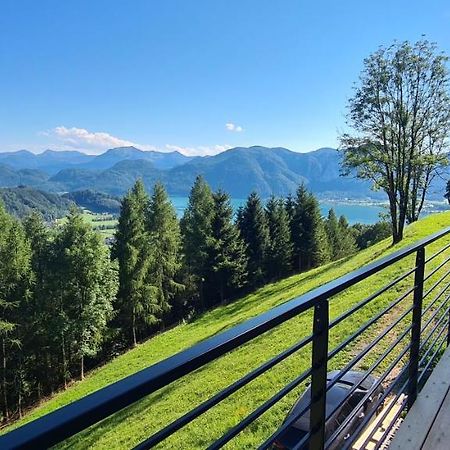 Ruhige Bergvilla In Alleinlage Am Mondsee Mit Seeblick Bergblick Und Whirlpool Innerschwand Екстер'єр фото